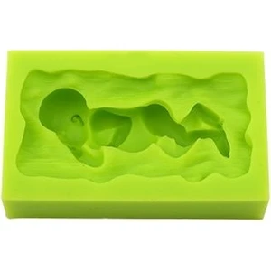 Pastry Planet Uyuyan Bebek  Şeker Hamuru Silikon Kalıbı