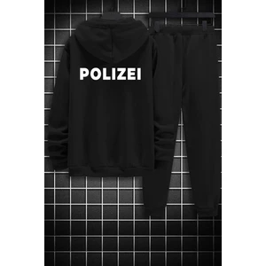 Unisex Polizei Sırt Baskılı Eşofman Takımı