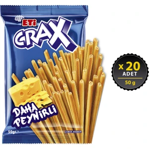 Crax Peynirli Çubuk Kraker 50 g x 20 Adet