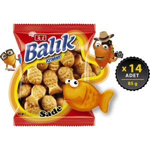 Balık Kraker 85 g x 14 Adet