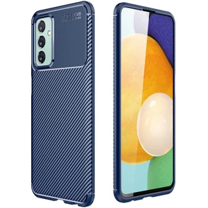 Case 4U M23 Uyumlu Kılıf Rugged Armor Karbon Desenli Lüx Negro Silikon Arka KapakLacivert