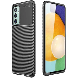Case 4U M23 Uyumlu Kılıf Rugged Armor Karbon Desenli Lüx Negro Silikon Arka KapakSiyah
