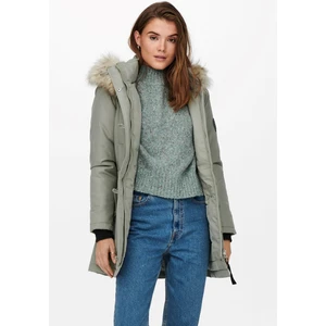 Kadın Onliris Kapüşonlu Parka 15213755 Yeşil