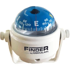 Marine Osculati Finder Pusula 2" 12V LED Aydınlatma 74X64MM Beyaz