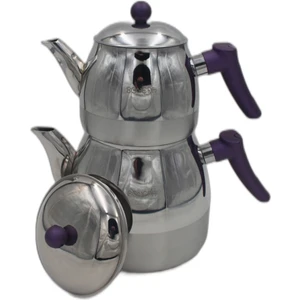 Bonera Sultana Jumbo Boy Çaydanlık Bakalit Kulp Mor-67