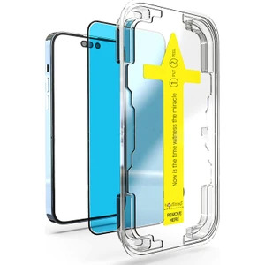 Novstrap Apple iPhone 14 Pro Max Uyumlu Ekran Koruyucu Temperli Kırılmaz Cam Kolay Uygulama Aparatı