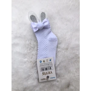 Sevimli Tavşancık Bebe Çocuk Kulaklı Çorap