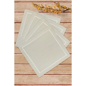 Ödel Home Buldan Kumaşı Biyeli Sunum / Yemek Peçetesi - 4'lü Set