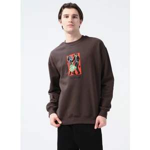 Sweatshirt, L, Kahve