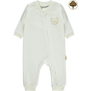 Civil Baby Bebek Organik Patikli Tulum 0-6 Ay Ekru