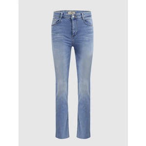 Kadın Lynda X Yüksek Bel Geniş Paça Cropped Flare Jean Pantolon