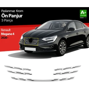 Drs Tuning Renault Megane 4 Krom Ön Panjur 5 Prç. 2020 Üzeri
