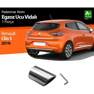 Drs Tuning Renault Clio 5 Krom Egzoz Ucu Vidalı 2019 ve Üzeri
