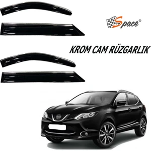 Drs Tuning Krom Cam Rüzgarlığı Nissan Qashqai 2016-2021/ CARU403