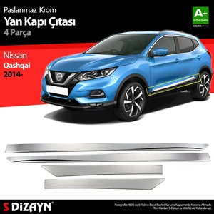 Drs Tuning Nissan Qashqai Krom Yan Kapı Çıtası 4 Prç 2014-2021