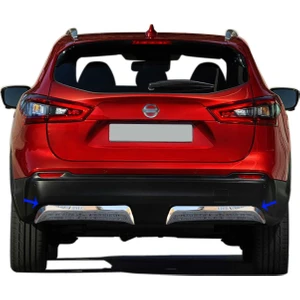 Drs Tuning Nissan Qashqai Krom Arka Difüzör 2 Prç. 2017-2021