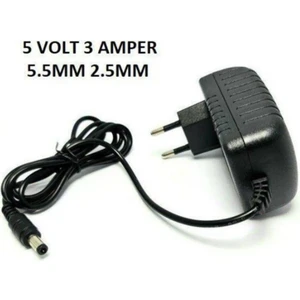 5 Volt 3AMPER 5.5-2.5 mm Adaptör