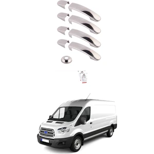Ford Transit Uyumlu 2014-2023 Krom Kapı Kolu 4 Kapı Paslanmaz Çelik