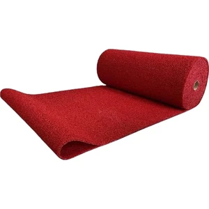 Paspas Kırmızı Kıvırcık Paspas (En 120CM Boy Istenilen Her Ölçüde Kesilebilir)