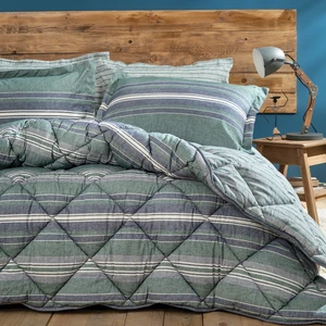 Bedding Dennis Çift Kişilik Ipliği Boyalı Uyku Seti - Lacivert