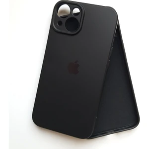 Pirok Store Apple iPhone 14 Uyumlu Kamera Korumalı Içi Kadife Silikon Kılıf