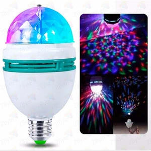 Rgb LED Ampül Japanex KLC-0801 3WATT E27 Fişli Duy Disco Lambası 20000H