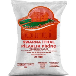 Ucuz Swarna Ithal Pilavlık Pirinç 25 Kg.