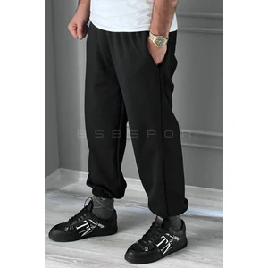 Kışlık Kalın Unisex Lastikli Paça Salaş Eşofman Altı Kumaş Jogger