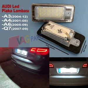 Audi A4 B7 LED Plaka Aydınlatması - Audi A4 B6 B7 Plaka Lamba LED