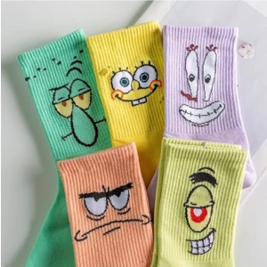 Worthy Socks 5'li Unisex Desenli Kolej Çorap  Seti 5 Çift