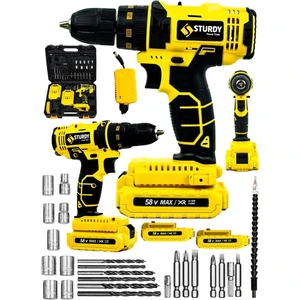 mt Metal Şanzumanlı Tam Profesyonel Akülü Vidalama Matkap 2 Akülü