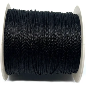 Sermet Süs Dünyası 1.kalite Paraşüt Ipi Siyah(10 Metre)