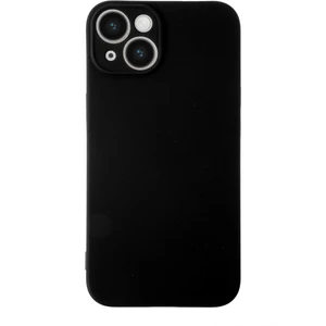 Case World Apple iPhone 14 ile Uyumlu Kapak Içi Kadife Kamera Korumalı Lansman Silikon ile Uyumlu Kılıf - Siyah