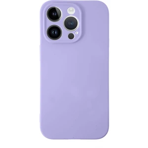 Case World Apple iPhone 14 Pro Max ile Uyumlu Kapak Içi Kadife Kamera Korumalı Lansman Silikon ile Uyumlu Kılıf - Lila