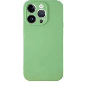 Caseworld Apple iPhone 14 Pro ile Uyumlu Kapak Içi Kadife Kamera Korumalı Lansman Silikon ile Uyumlu Kılıf - Yeşil
