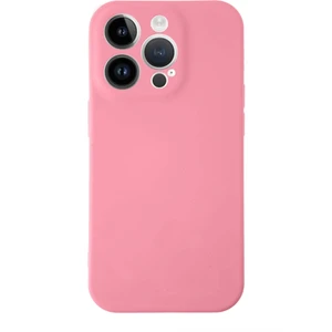 Case World Caseworld Apple iPhone 14 Pro Kapak Içi Kadife Kamera Korumalı Lansman Silikon Kılıf - Pembe