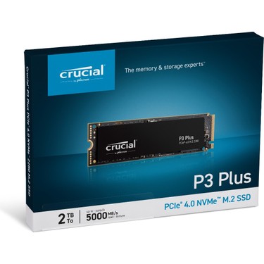 Crucial 2TB P3 CT2000P3PSSD8 Plus 3D NAND GEN4 NVMe PCIe M.2 Fiyatı