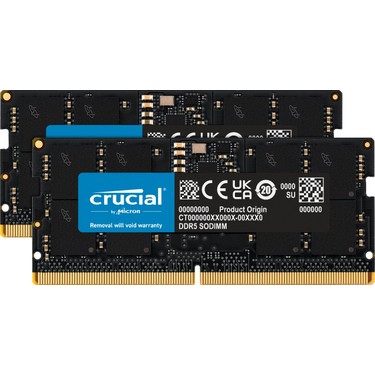 Crucial 32GB Kit (2X16GB) Ddr5 5600 Sodımm CL46 (16GBIT) Fiyatı