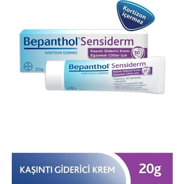 Bepanthol Kortizon İçermez Sensiderm Krem 20