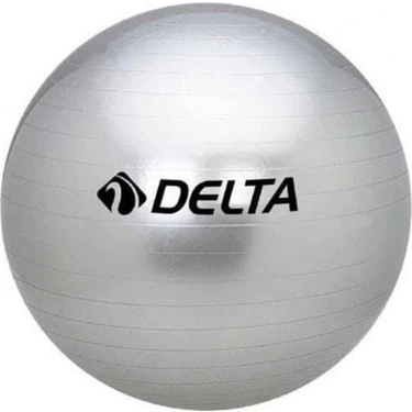 Delta Gümüş 65 cm Dura-Strong Deluxe Pilates Topu Tekil Kullanım Amacı ile Standart