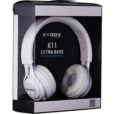 Syrox K11 Mikrofonlu Stereo Kulak Üstü Kablolu