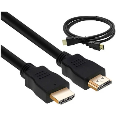 Wozlo HDMI Kablo Kısa HDMI Kablosu Altın Uçlu Full Hd 3D LCD LED Ps3 Uydu - 50