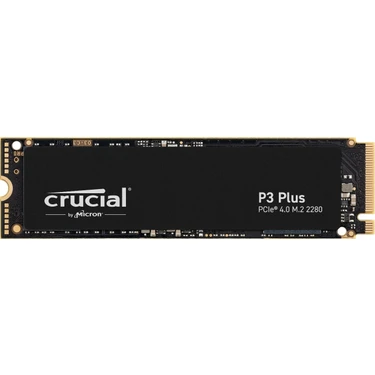 Crucial P3 Plus 1TB  3D NAND GEN4 NVMe PCIe M.2 SSD (5000-3600 MB/s)