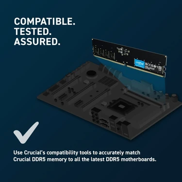 Crucial 16GB Ddr5 5600 Udımm CL46 (16GBIT) Pc Ram Bellek Fiyatı