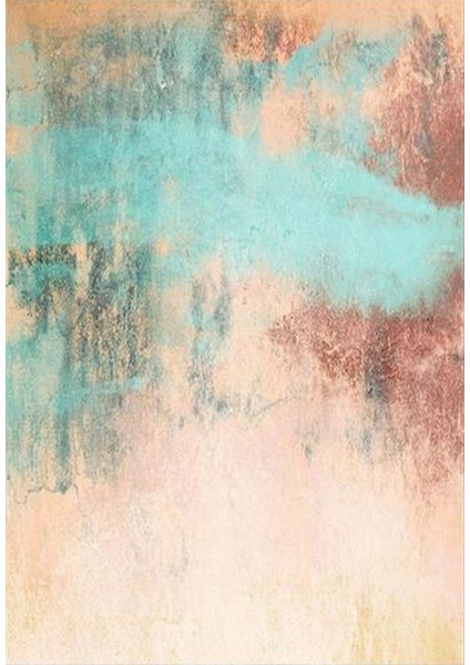 çocuk Odası Halısı Turkuaz Pastel Yolluk Kaymaz Yuvarlak Oval Kesme Ince Yıkanabilir Halı fiyatları