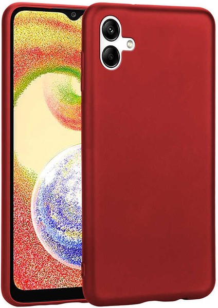 Samsung Galaxy A04 Kılıf Kamera Koruma Darbe Emici Leke Tutmaz Pürüzsüz Ince Esnek Silikon Kapak