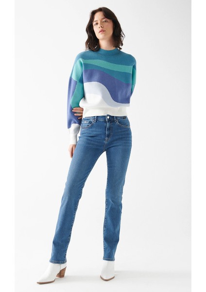 Kadın Kendra Mavi Gold Jean Pantolon 1074682912 fiyatları