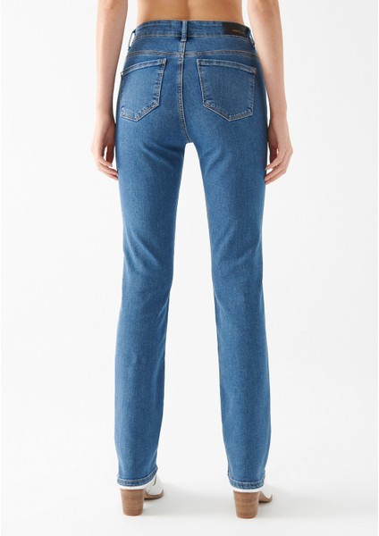 Kadın Kendra Mavi Gold Jean Pantolon 1074682912 fırsatları
