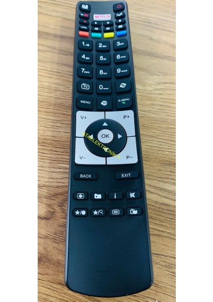 Vestel Seg Regal Finlux Nexon Lvd LED Tv Televizyon Kumandası - Kalın Tip Netflix Youtube Tuşlu