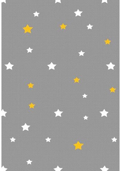 çocuk Odası Halısı Gri 4 Sarı Yolluk Kaymaz Yuvarlak Oval Kesme Ince Yıkanabilir Halı fiyatları